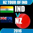 New Zealand tour of India, 2016