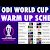 ICC Cricket World Cup 2023: Warm-up matches schedule, live scores, squads